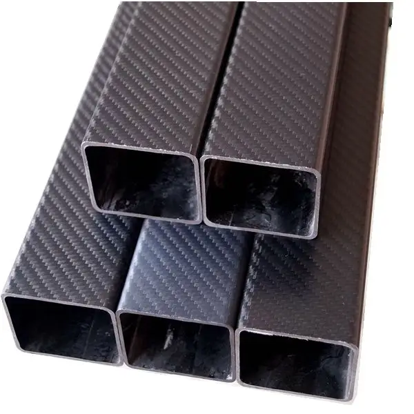 Factory Price Of Carbon Fibre Square Tube,3k Rectangular Carbon Fiber