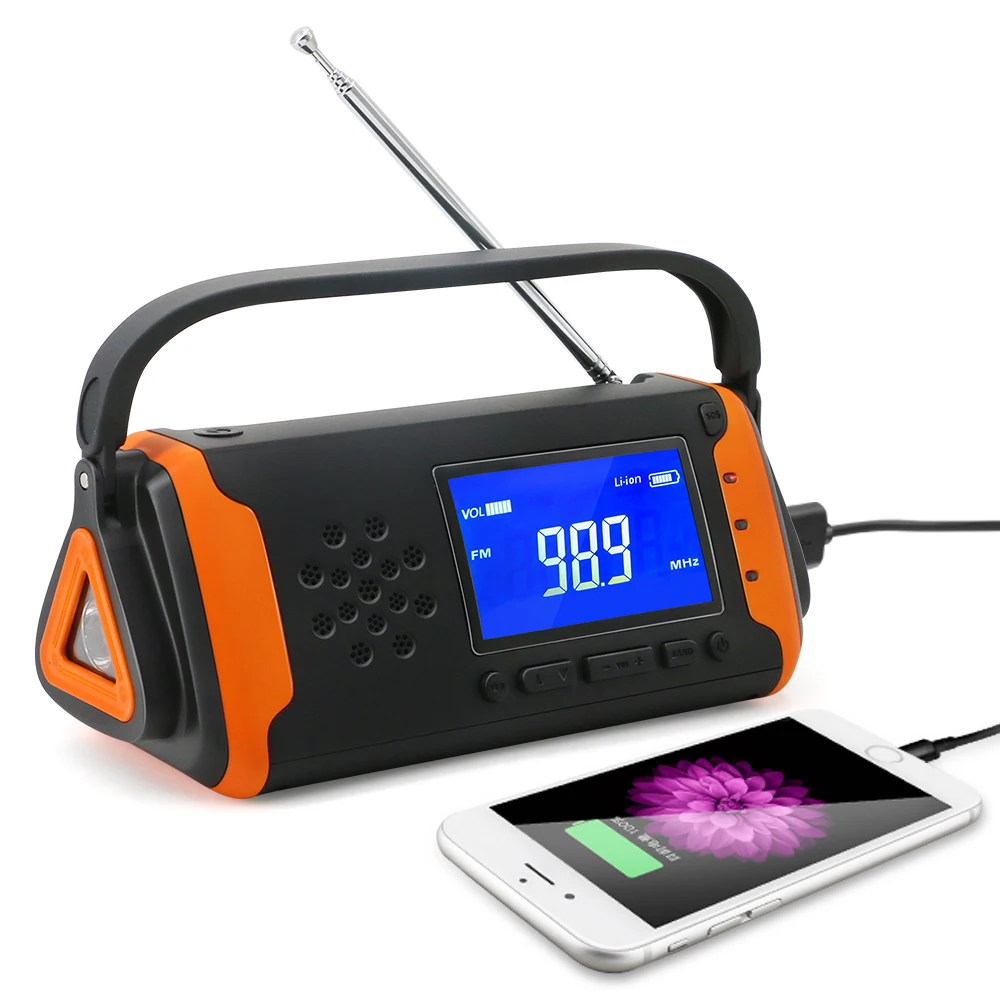 Electric Noaa Weather Radio Hand Crank Usb With Tone Alert Buy Noaa
