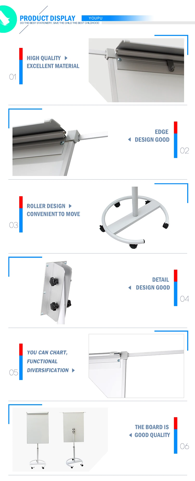 Tabletop Menu Flip Chart