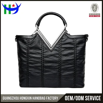 Made In China Quality Channel V Shape Tote Bag Oliy Leather Bags Made In China Quality Channel V Shape Tote Bag Oliy Leather Bags Women Handbags