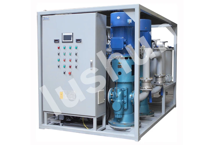 Factory Lushun Brand Lube Oil Filter Cart Hydraulic Oil Flushing Unit