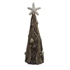 Factory Resin Sea Shells Decorative Cone Tree Lighting Christmas Decoration