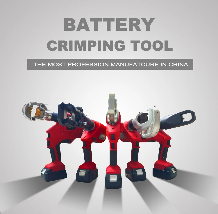 cordless battery crimping tool