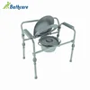 Steel Frame Sturdy Bariatric Bedside Commode Heavy Duty 3 In 1 Toilet Chair
