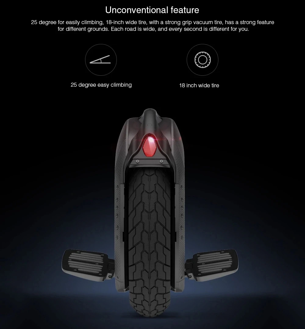 Original Ninebot One Z10 Self Balancing Wheel Scooter Electric Unicycle 1800W Motor Speed 45km/h golf self balance scooter