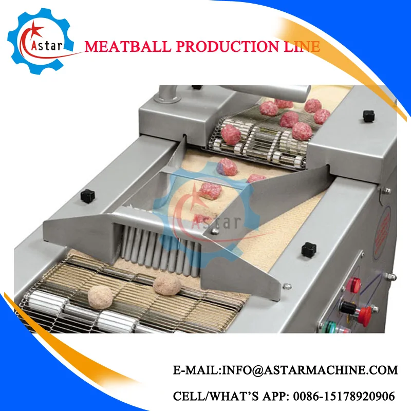 Automatic Meat Processing Machinery Meatball Production Line Meat Ball