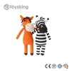 Wholesales Baby Crochet Amigurumi Toy Handmade Knitted Teething Toys Crazy Horse Jungle Animals