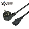 SIPU high speed standard different length plug type eu power cable