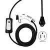 ev charging cable plug with socket