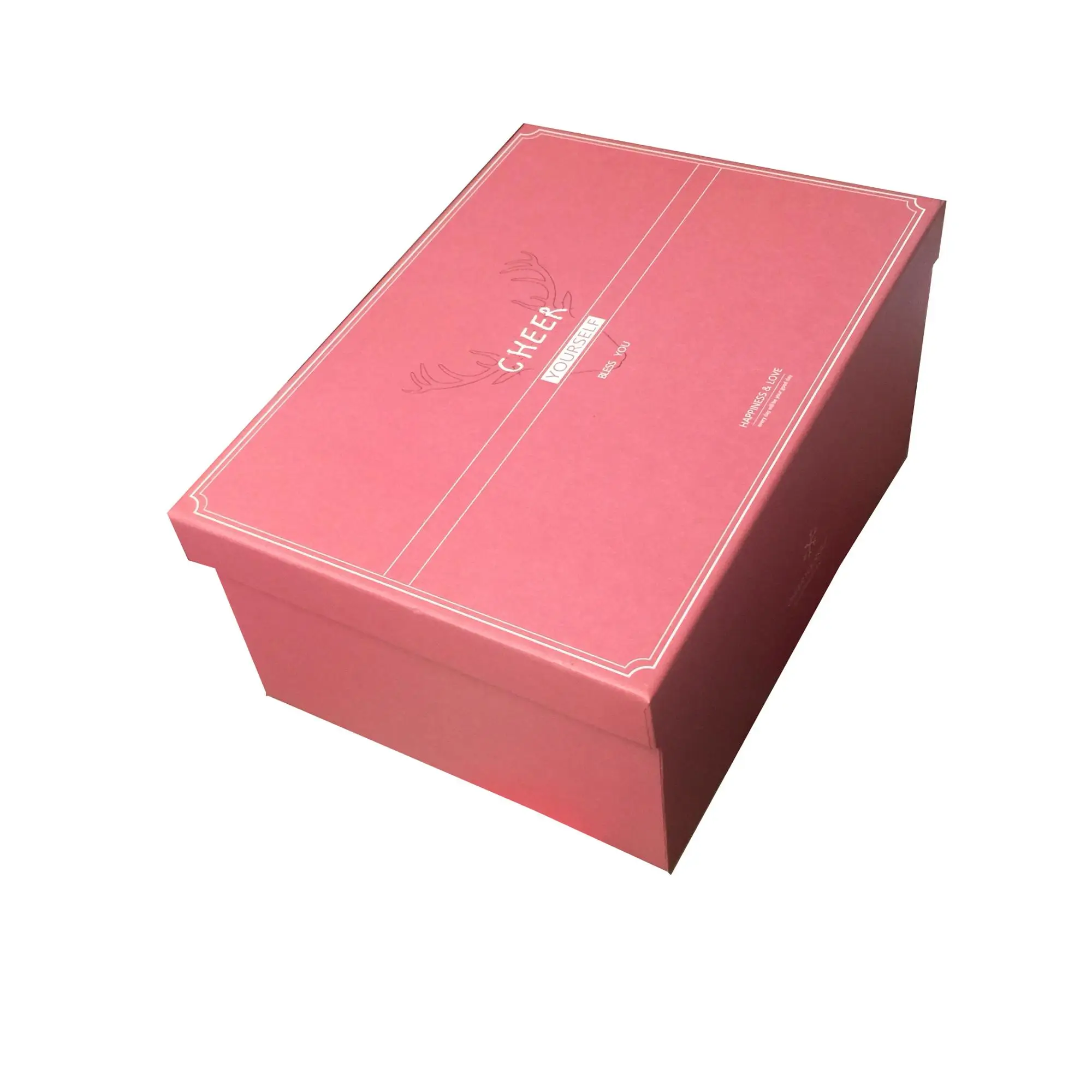 Luxury Beautiful Design Pink Cardboard Boot Box Buy Cardboard Boot