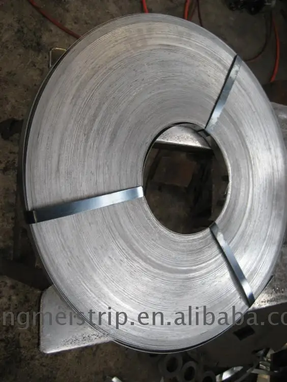 Hot Dip galvanized hoop iron steel strap size 32mm 19mm