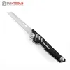 Stainless steel folding survival knife Outdoor Camping knife with aluminum handle