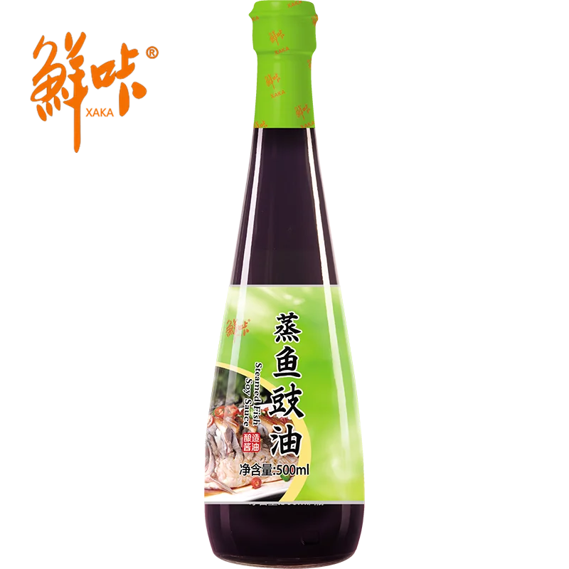 Natural Fermented Steamed Fish Soy Sauce With 500ml Bottle Package Buy Chinese Soy Sauce
