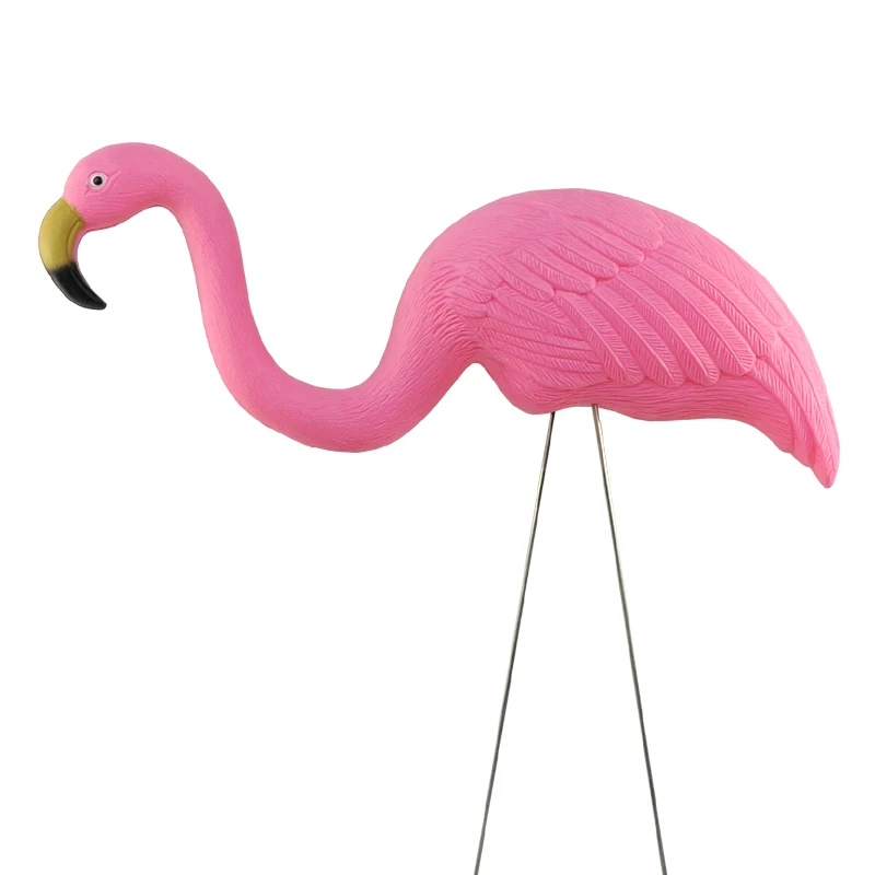 Hand Painted Plastic Garden Flamingo For Decoration Buy Plastic