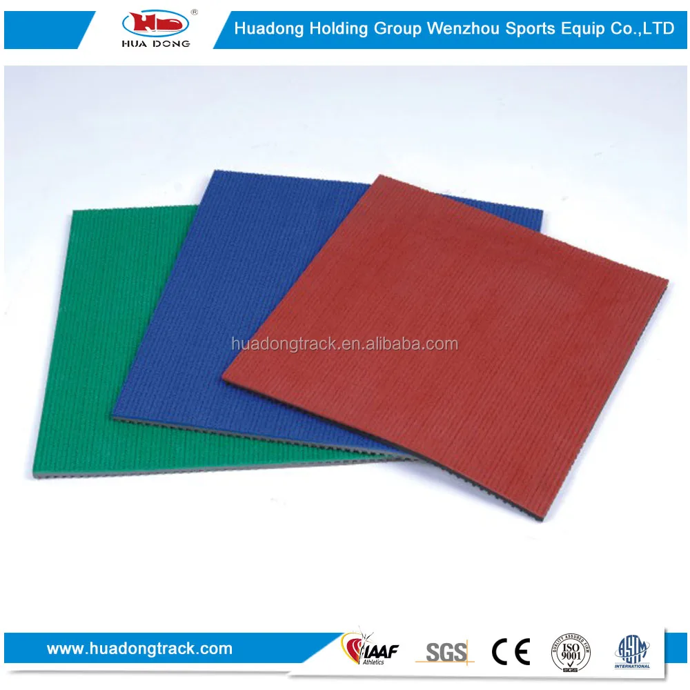 
400m stadium runway material outdoor mat synthetic rubber running track 