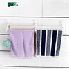 Double row plastic bath Suction-cup towel rack/towel shelf with stainless steel