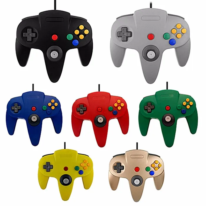 Retrolink Nintendo 64 Classic USB Enabled Wired Controller for PC and MAC,  Black