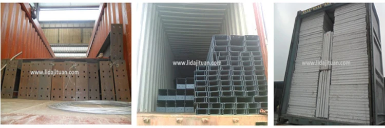 Low cost prefabricated light steel structure warehouse for sale