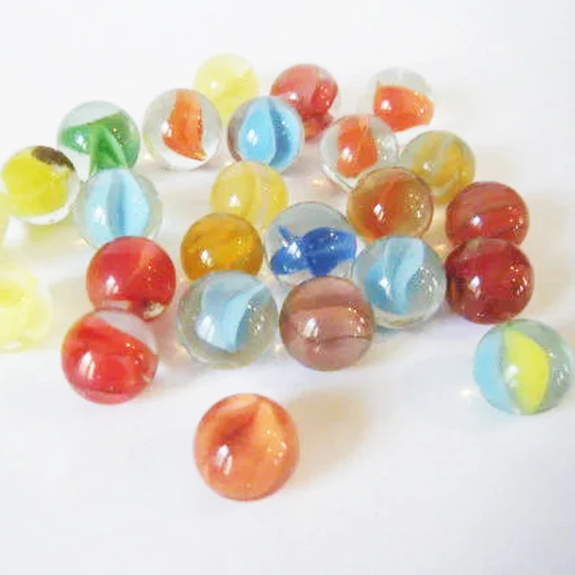 wholesale 16mm 25mm 35mm clear toy glass marbles balls for kids