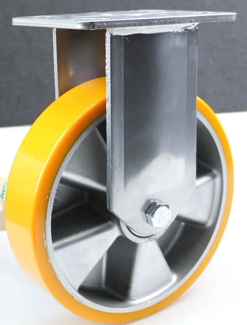 Welding Table Heavy Duty Pu Swivel Caster Wheel With Directional Lock