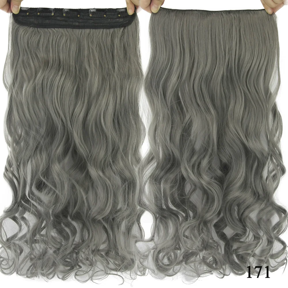 Cheap One Piece Thick Clip In Hair Extensions 3 4 Full Head Ombre