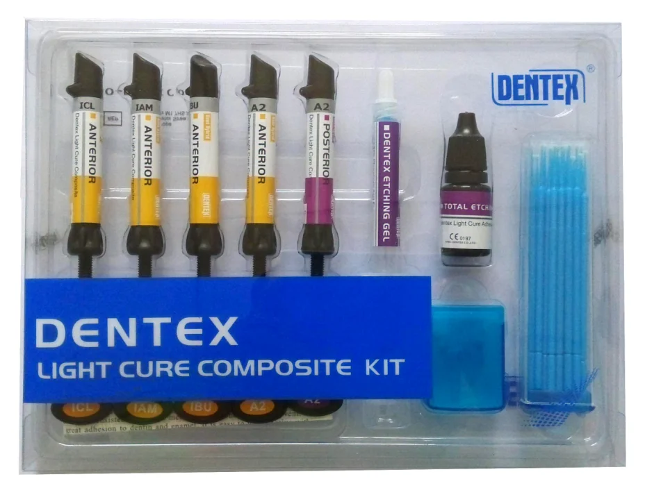 Dental Esthetic light cure composite resin kit for Enamel and INC, View