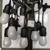 P44 Outdoor LED Color String Light with White Lamp Shell for Party Holiday Garden Decoration
