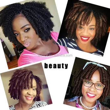 Bouncy Crochet Braid Synthetic Heat Resistant Fiber Spring Twist