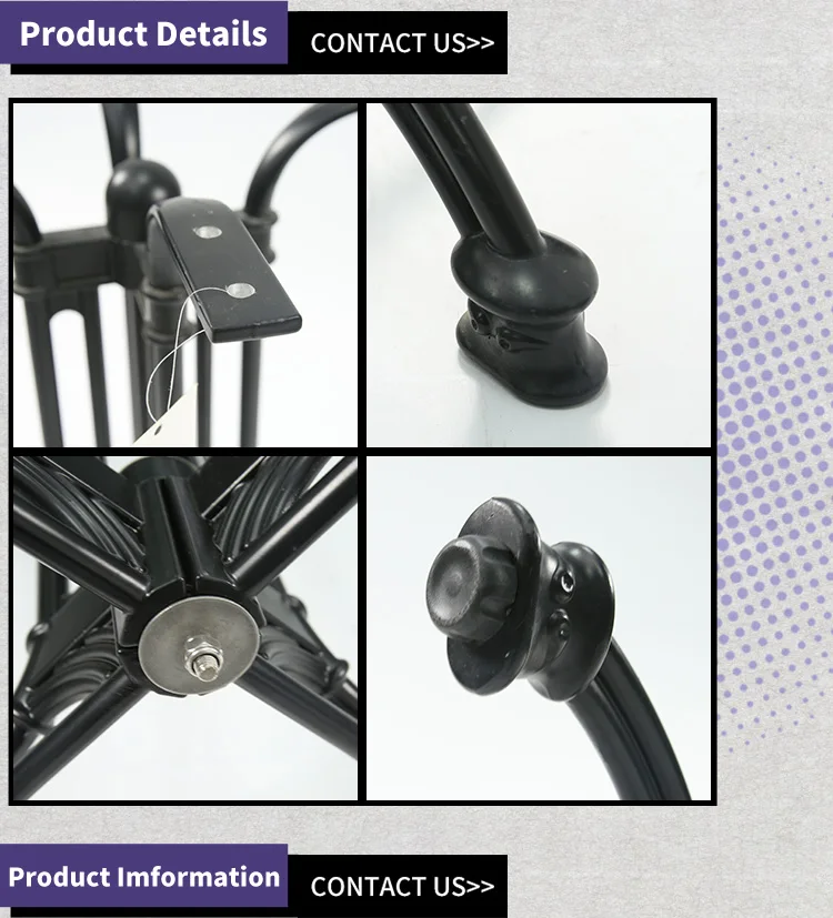 Cheap Stainless Steel Coffee Dining Cafe Tulip Cast Iron Metal Crank Table Base For Marble