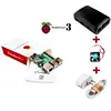 Raspberry Pi 3 Model B Board 1GB LPDDR2 Quad-Core WiFi&Ble + Black ABS Case + 5V 2.5A Power Adapter + CPU Cooling Fan