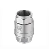 COVNA DN15 1/2 inch 200 WOG BSP Thread Spring Loaded Vertical Lift Type Stainless Steel Inline Non Return Check Valve