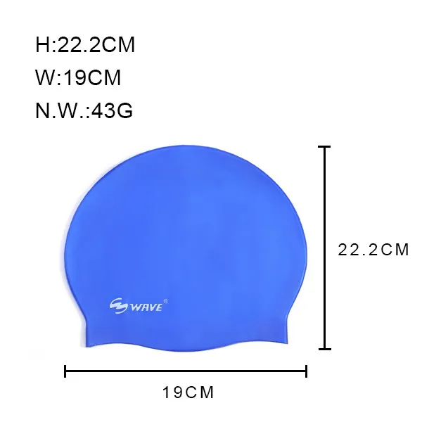 Waterproof silicone colorful fashion printed personalized logo swimming cap for kids