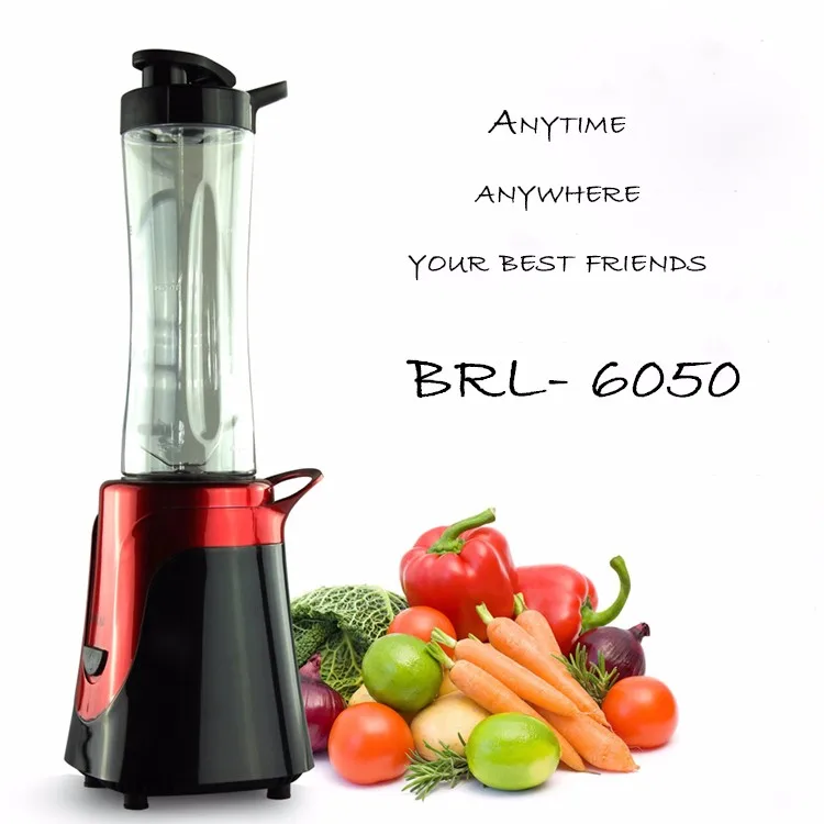 Home Appliance Drink Portable Plastic Bottle Blender With Stainless