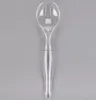 EaMaSy Party 10" Clear Disposable Plastic Serving Fork