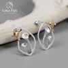 925 Sterling Silver Plating Cute Little Elf in the Garden Jewelry Earring Stud For Women Wholesale