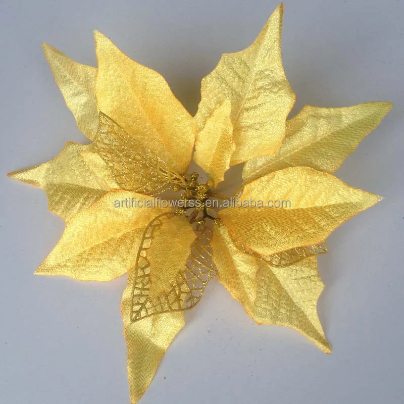 Wholesale Price Artificial Blue Poinsettias Flower Buy Blue