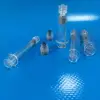 Glass syringe dab applicator syringes with best price Vaporizer co2 oil vape pen with glue syringe needle