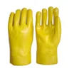 flexible cheap work hands 27cm pvc coated glove widely used in various occasions