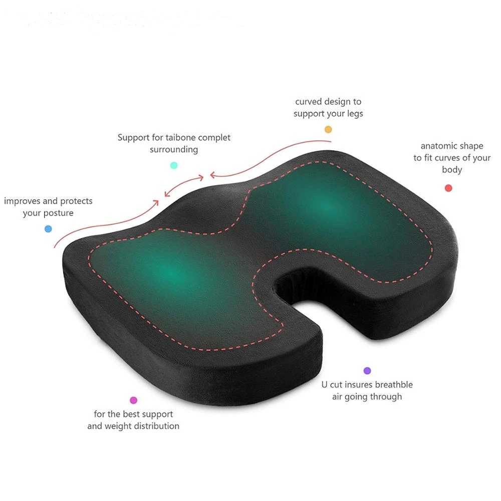 High Quality Memory Foam Seat Cushion Orthopedic Seat Cushion - Buy ...