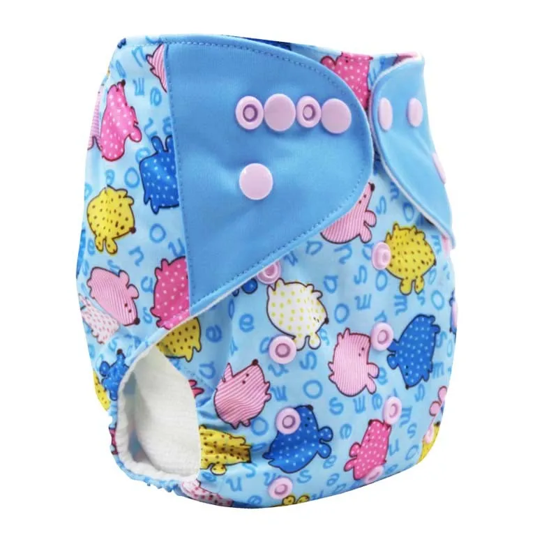 Splice Tab Baby Pocket Cloth Diaper;washable Waterproof Pul Baby