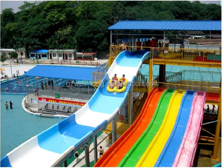 All Kind Of Used Fiberglass Commercial Water Park Pool Combination