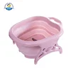 Portable Folding Travel Foot Feet Spa Wheeled Wash Basin