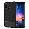 2018 Popular TPU Brushed line Leather design mobile phone case for Redmi Note 6 pro