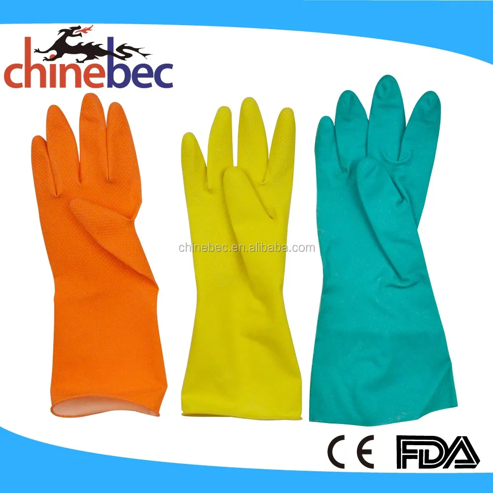 fashion rubber gloves