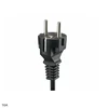 VDE CE Certificate 3 Pin Euro Eu AC Power Cord Electric Copper Wire Cable Lead European Plug Socket