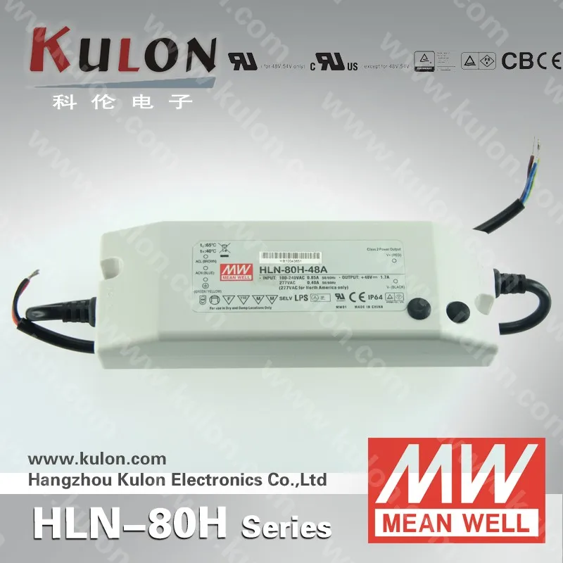 MW Mean Well LPF-40D-24 24V 1.67A 40.08W Single Output Switching with PFC LED Power Supply
