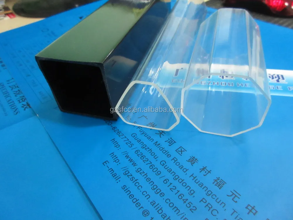 Hard Clear Tringle,Square,Octagonal Plastic Tube Buy Octangonal