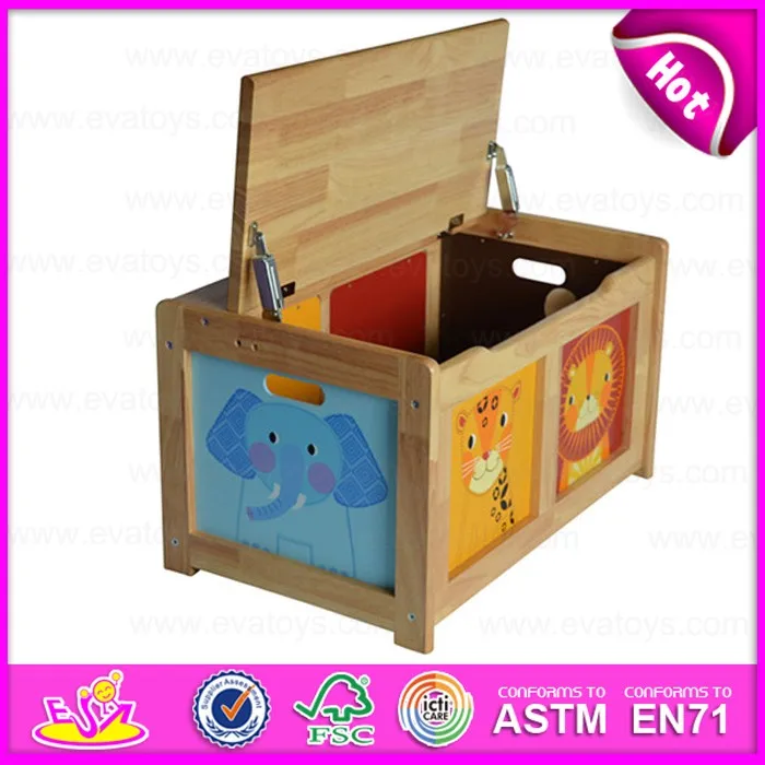 wooden storage box toys