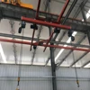 Flexibly and high efficiency multiple span ergonomic KBK model overhead crane with electric chain hoist