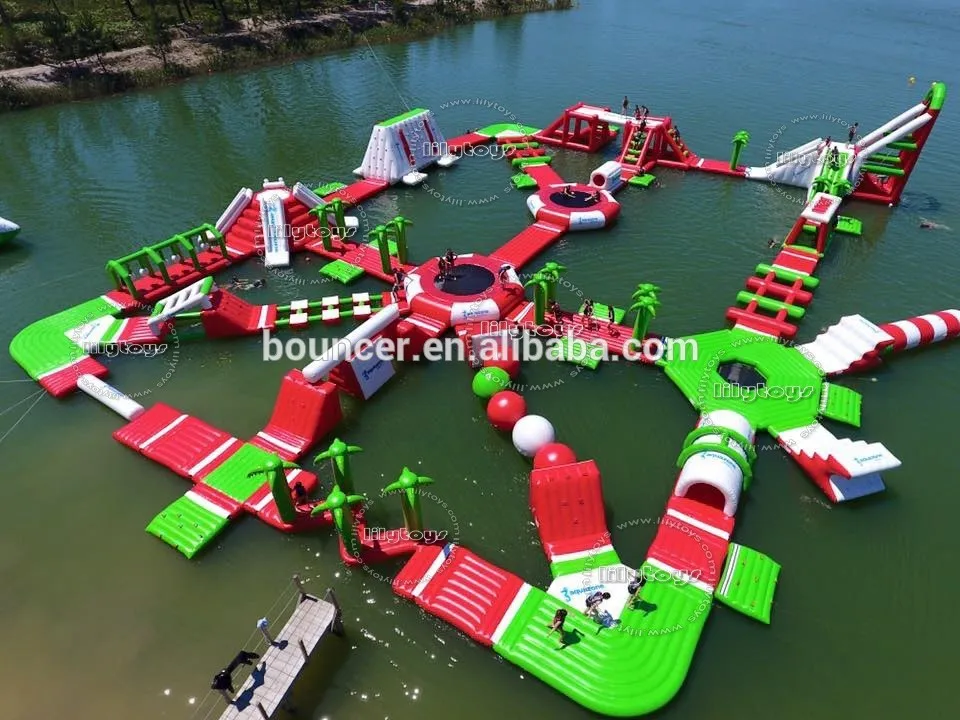 Floating Inflatable Water Park/ Water Sports Game Amusement On Park ...